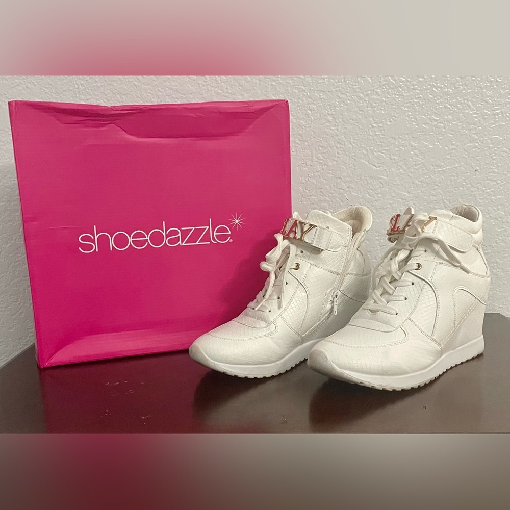 White booties.